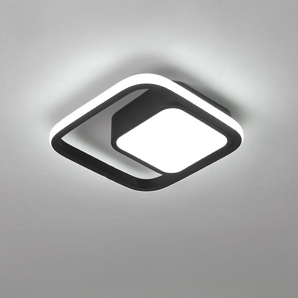 Minimalistische LED Deckenleuchte Im Halo Design