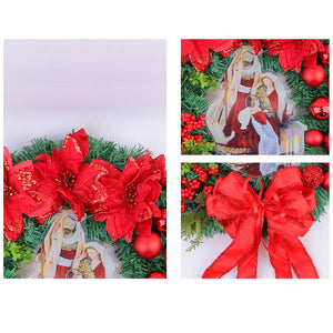 LED Weihnachts Kranz Ornament