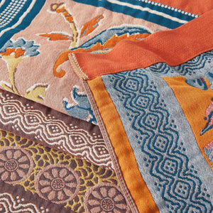 Bunte Boho Geometrische Überwurf Decke