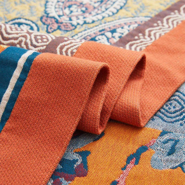 Bunte Boho Geometrische Überwurf Decke