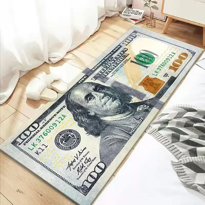 Realistische Geld Bodenmatte für Schlafzimmer