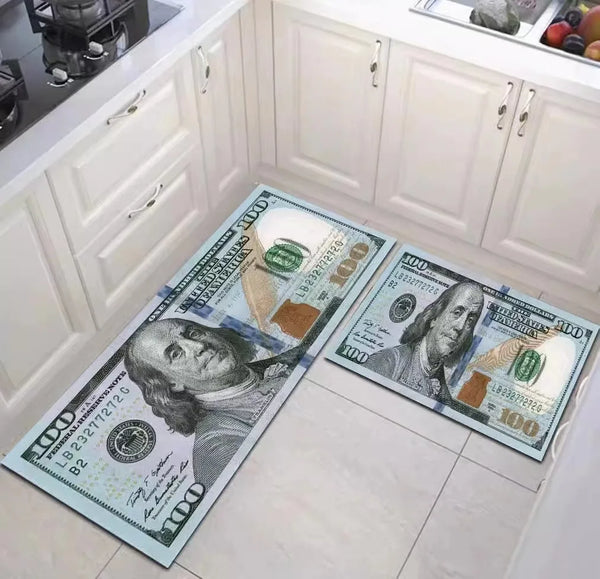 Realistische Geld Bodenmatte für Schlafzimmer