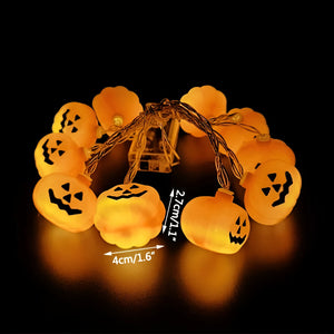 Gruselige Halloween Deko LED Augapfel Lichterkette