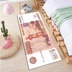 Realistische Geld Bodenmatte für Schlafzimmer