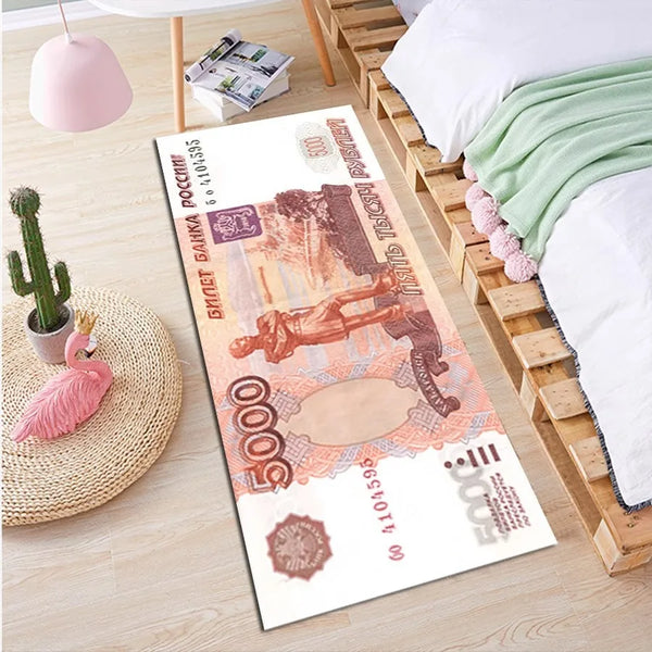 Realistische Geld Bodenmatte für Schlafzimmer