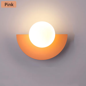 Moderne Halbkreisförmige LED-Wandleuchte