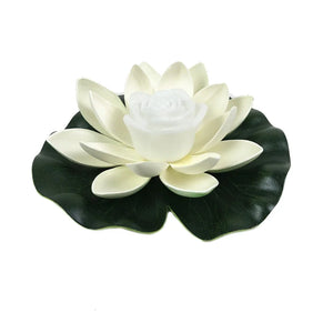 Moderne LED-Lotus-Schwimmleuchte