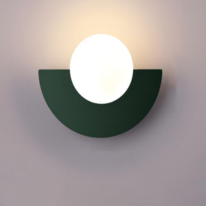 Moderne Halbkreisförmige LED-Wandleuchte
