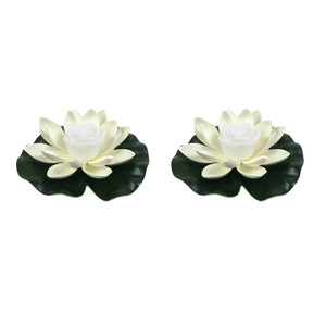 Moderne LED-Lotus-Schwimmleuchte