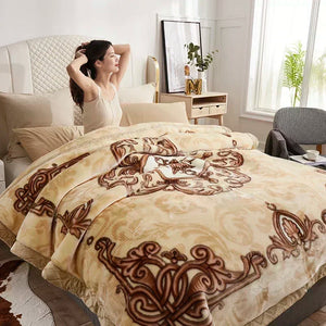 Weiche Gewichtet Decke mit Blumenmuster