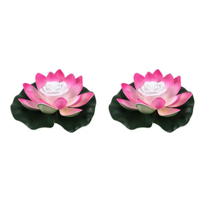 Moderne LED-Lotus-Schwimmleuchte