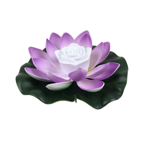 Moderne LED-Lotus-Schwimmleuchte