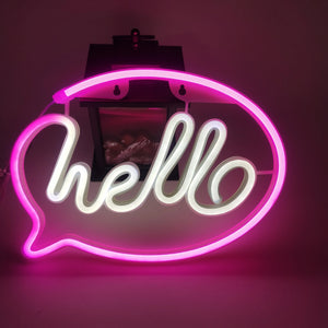 Buntes LED Stilvoll Neon Schild