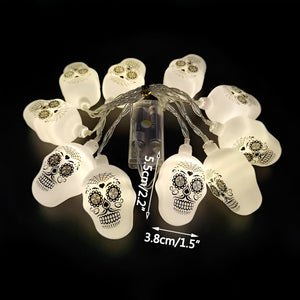 Gruselige Halloween Deko LED Augapfel Lichterkette