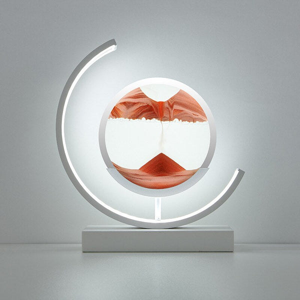 Variant image for Sandlicht Tischlampe mit 3D Treibsand-Design für entspannende Atmosphäre-3