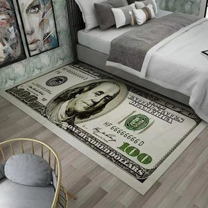 Realistische Geld Bodenmatte für Schlafzimmer