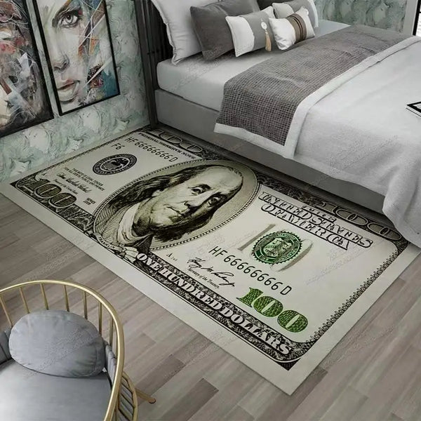 Realistische Geld Bodenmatte für Schlafzimmer