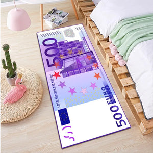 Realistische Geld Bodenmatte für Schlafzimmer