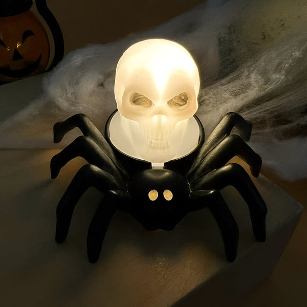 Gruselige LED-Halloween-Deko-Lichter mit Spinnenbeinen