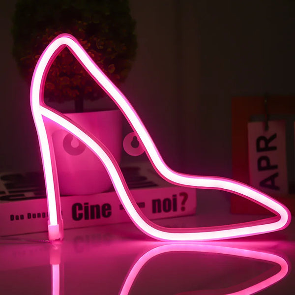 Moderne Neon-LED-Wandleuchte