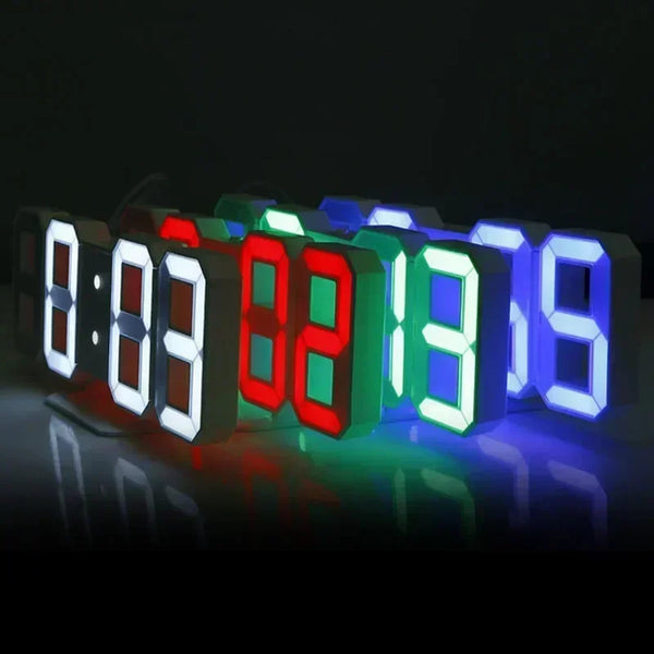 3D-LED-Wecker mit moderner Digitalanzeige