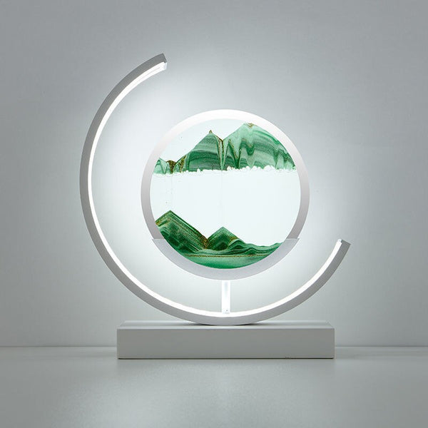 Variant image for Sandlicht Tischlampe mit 3D Treibsand-Design für entspannende Atmosphäre-10