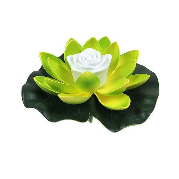 Moderne LED-Lotus-Schwimmleuchte