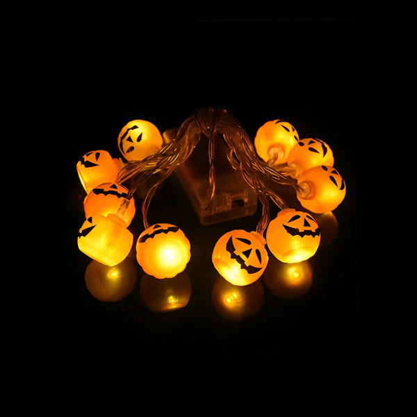 Gruselige Halloween Deko LED Augapfel Lichterkette