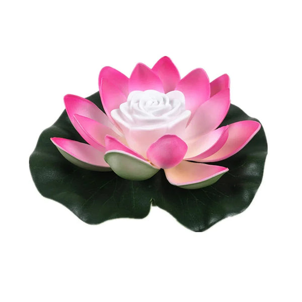 Moderne LED-Lotus-Schwimmleuchte