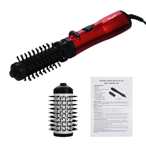 2-in-1 Ionen Rotierender Bürste und Styler