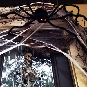 Riesige haarige Spinne Halloween-Dekoration