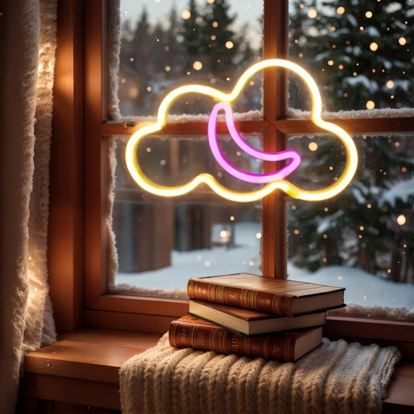 Buntes LED Stilvoll Neon Schild