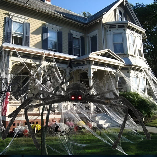 Riesige haarige Spinne Halloween-Dekoration