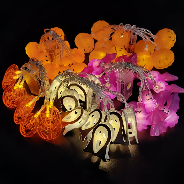 Gruselige Halloween Deko LED Augapfel Lichterkette