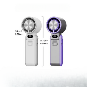 Wiederaufladbarer Mini-USB-Handventilator mit LED-Anzeige