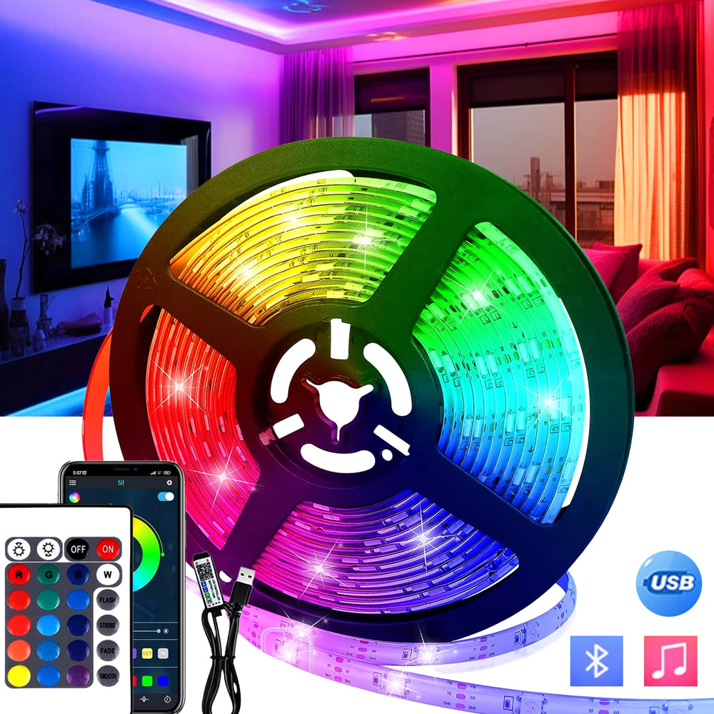 Moderne LED-Streifen mit Farbwechsel