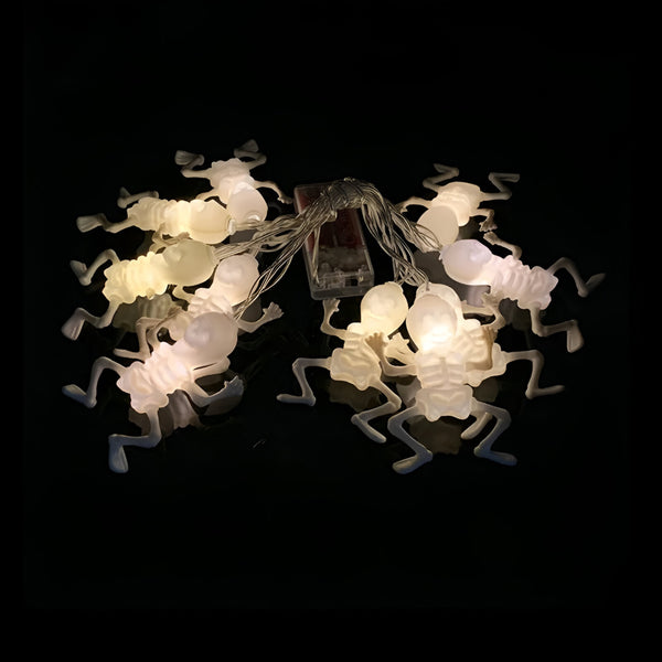 Gruselige Halloween Deko LED Augapfel Lichterkette