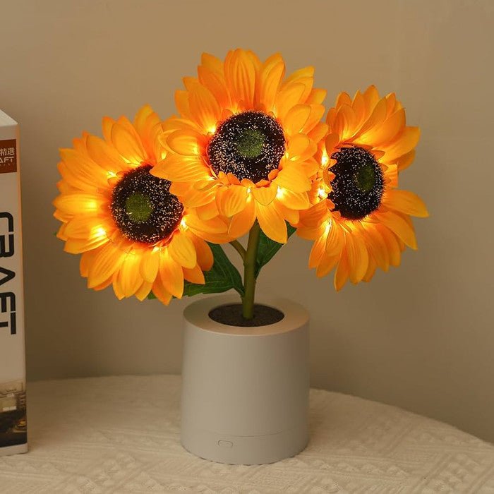 Sonnenblume LED Moderne Tischlampe