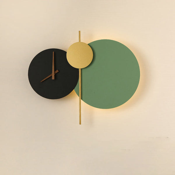 Moderne Geometrische LED-Wanduhr