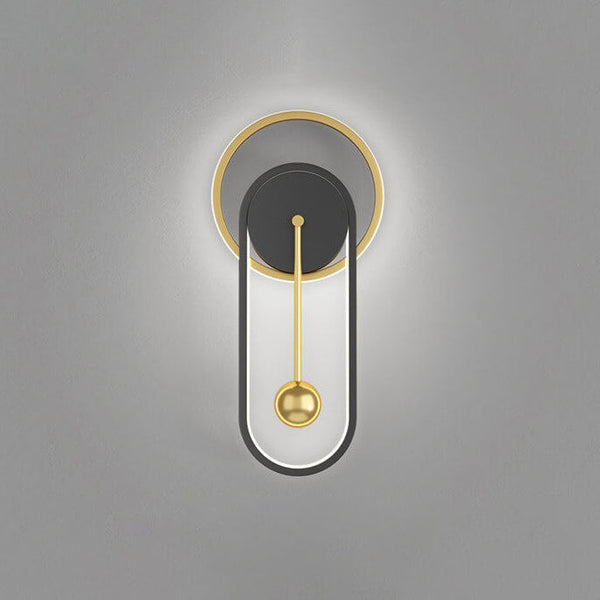 Moderne LED-Pendel Wandleuchte