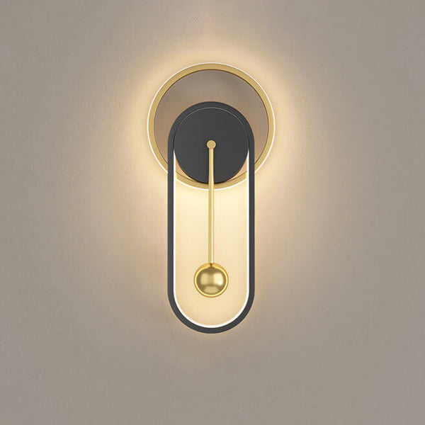 Moderne LED-Pendel Wandleuchte