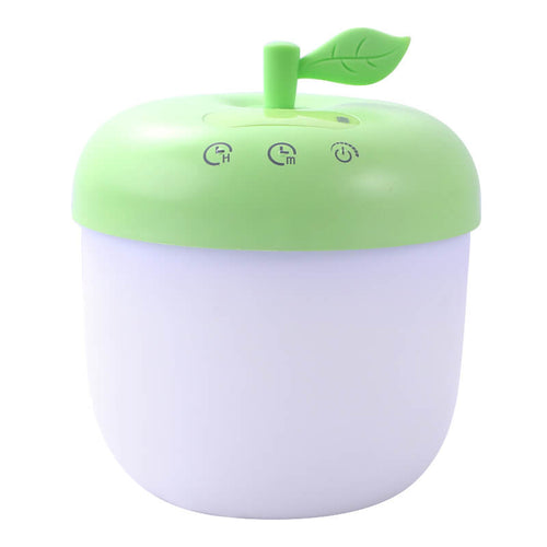 Moderner Apfel LED Wecker mit Nachtlicht