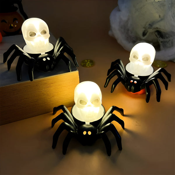 Gruselige LED-Halloween-Deko-Lichter mit Spinnenbeinen