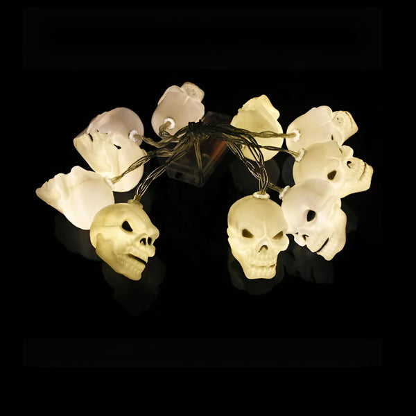 Gruselige Halloween Deko LED Augapfel Lichterkette