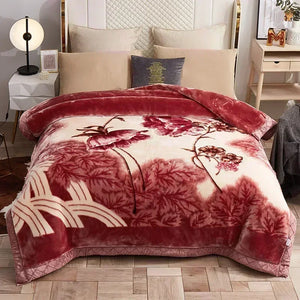 Weiche Gewichtet Decke mit Blumenmuster