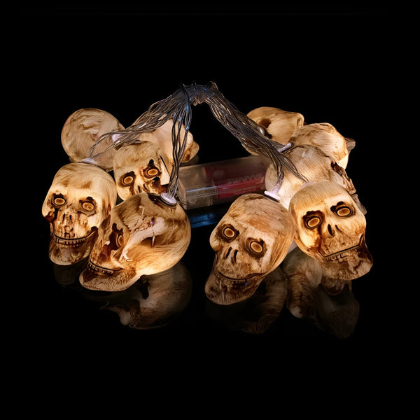 Gruselige Halloween Deko LED Augapfel Lichterkette