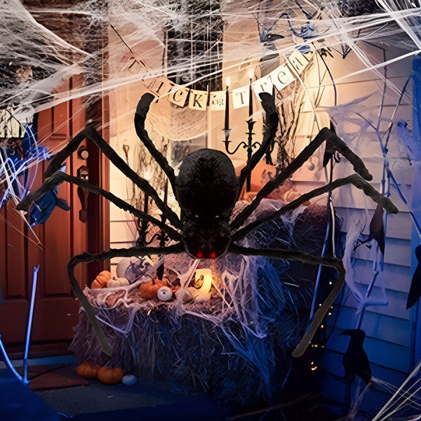Riesige haarige Spinne Halloween-Dekoration