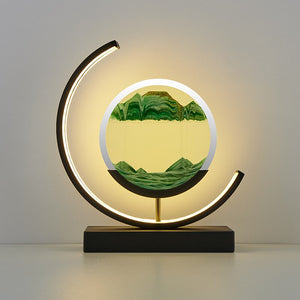 Variant image for Sandlicht Tischlampe mit 3D Treibsand-Design für entspannende Atmosphäre-5