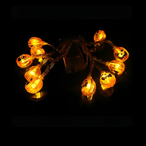 Gruselige Halloween Deko LED Augapfel Lichterkette