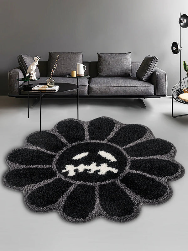 Rutschfester Teppich Mit Blumenmuster Für Schlafzimmer Und Wohnzimmer